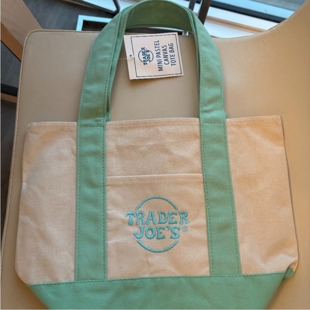 Trader Joe’s Mini Canvas Tote Bag - Green
